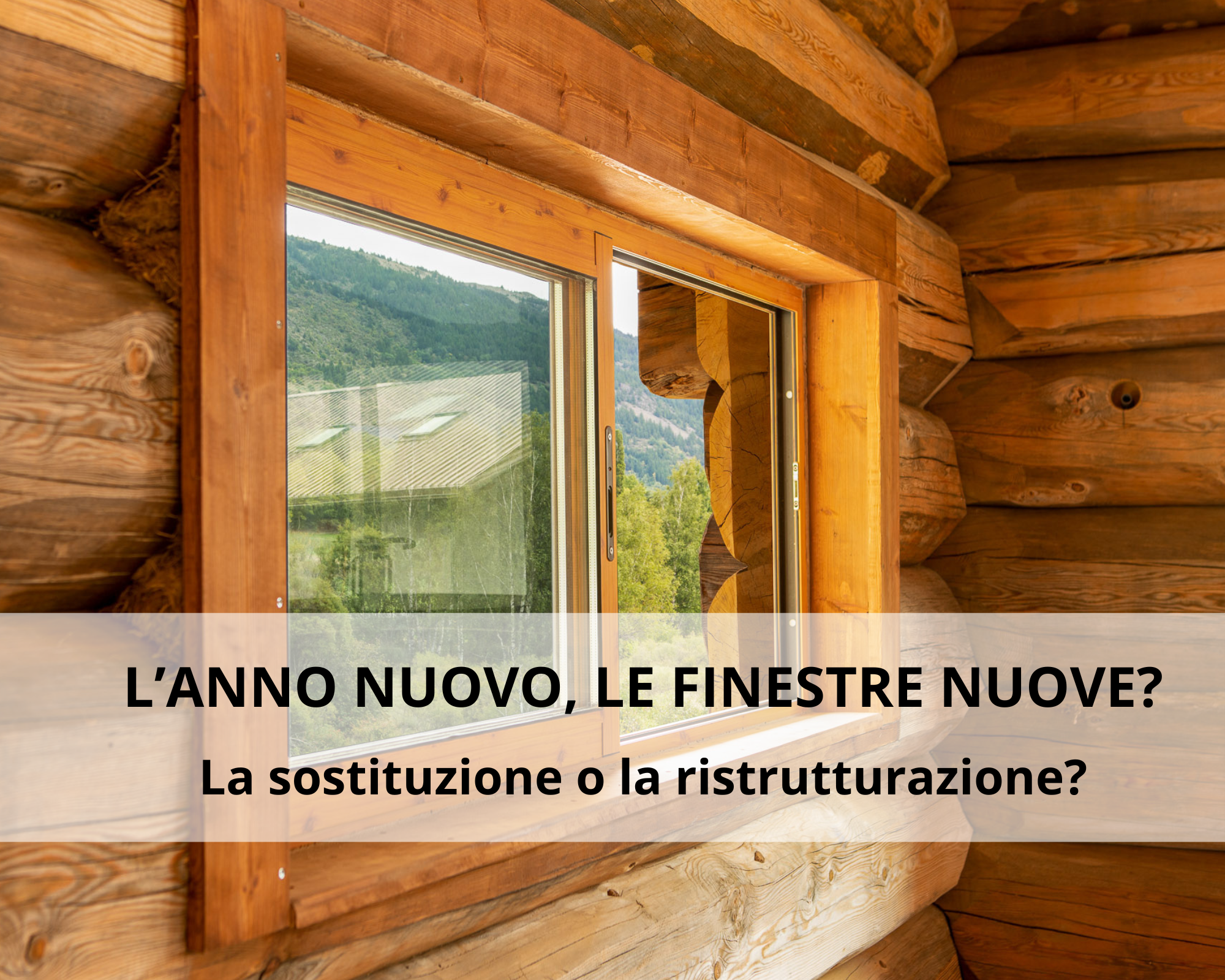 finestre in legno