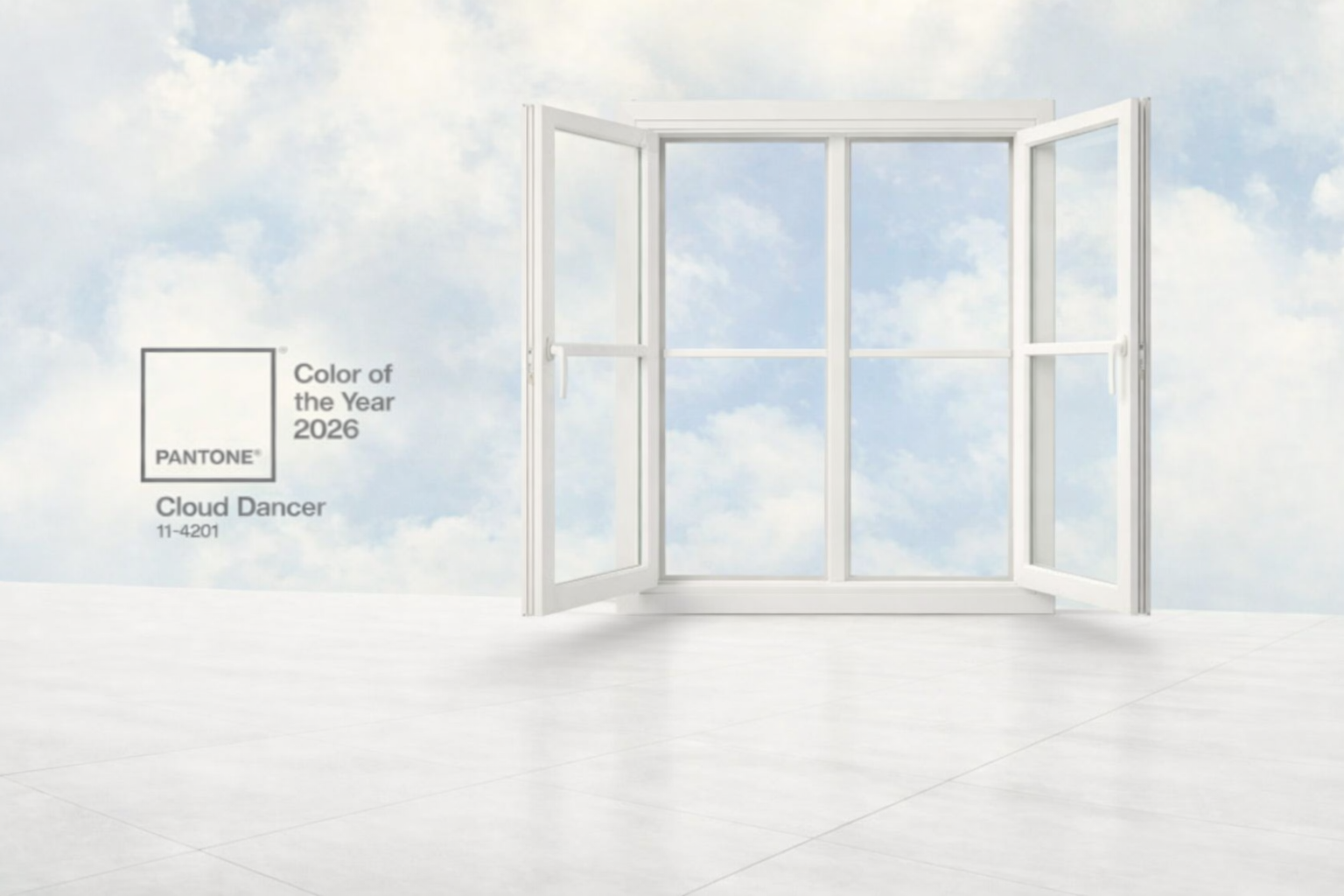 Effetto Premium: Cloud Dancer sulle porte e finestre