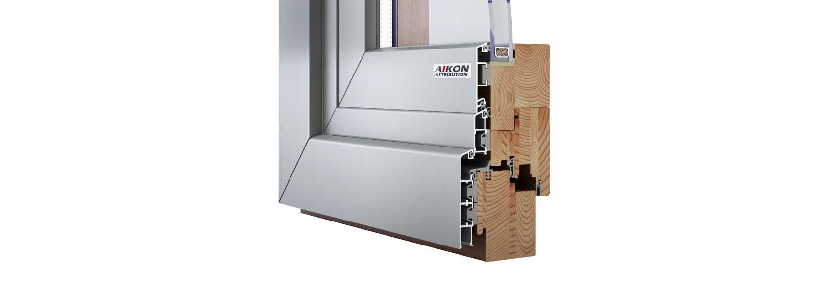Le finestre e le porte finestre in legno con rivestimento in alluminio