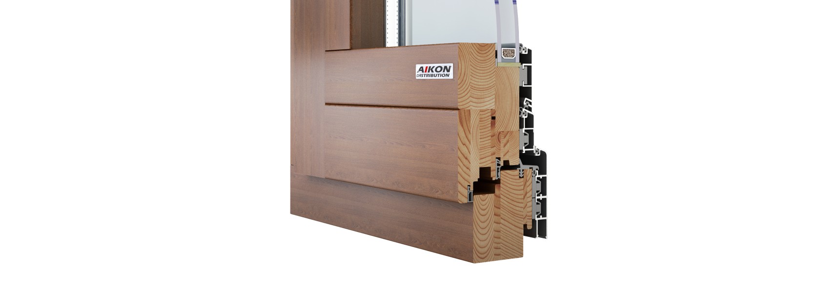 Le finestre e le porte finestre legno-alluminio