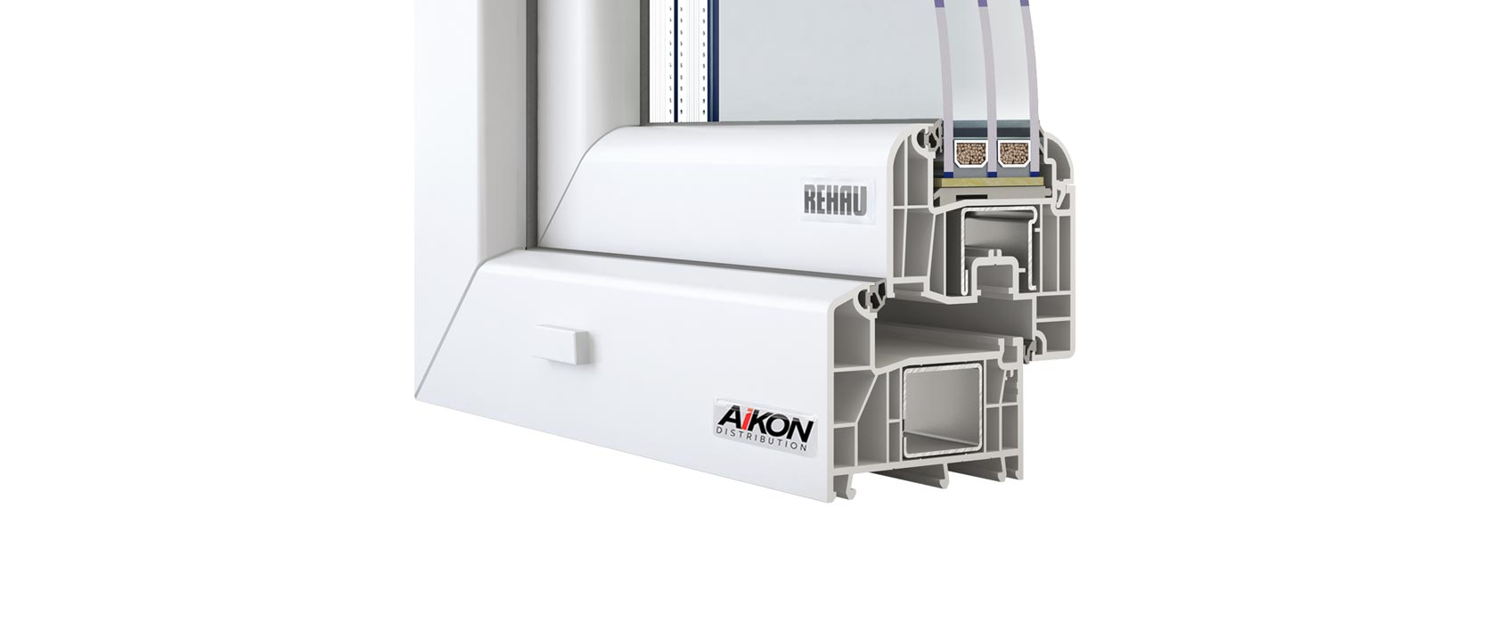 Finestre Rehau Euro 86 a risparmio energetico per case passive