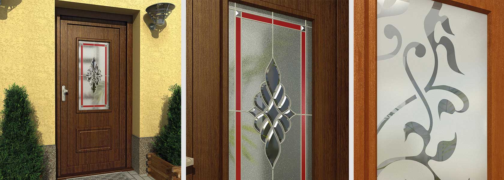 Pannelli per porte realizzati in laminato HPL, alluminio