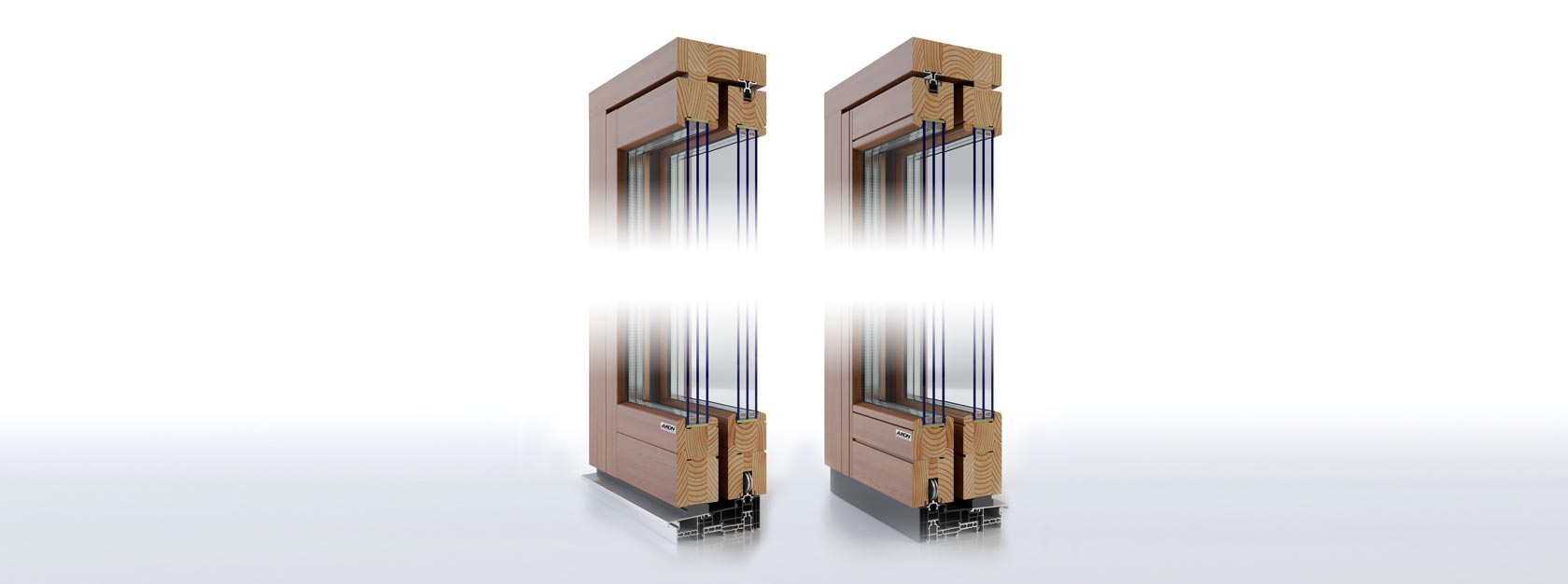 Porte di legno a sollevamento-scorrimento