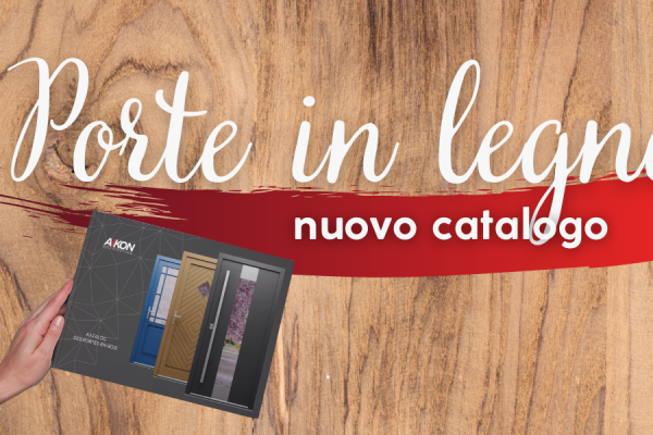 Una novità assoluta per Aikon Distribution! Un catalogo di porte in legno!