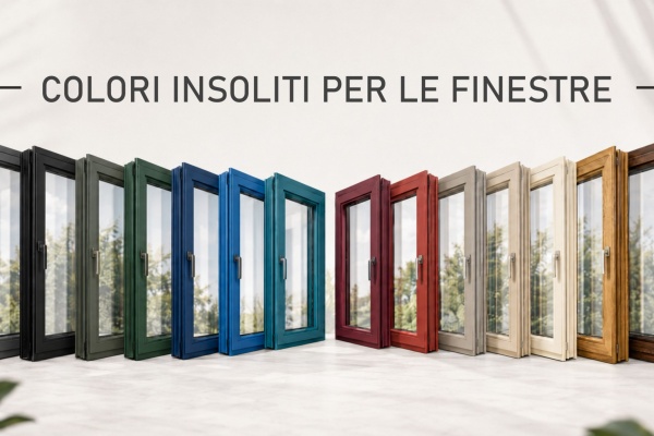 Colori insoliti per le finestre? I progetti personalizzati dei nostri Clienti